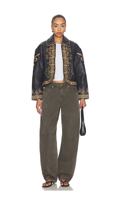 Free People Lana Leather Jacket | Thumbnail 5