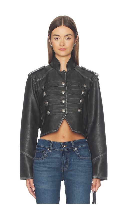 Free People BLOUSON RYLAND en Black Taille XS Also en S M L XL 218 €