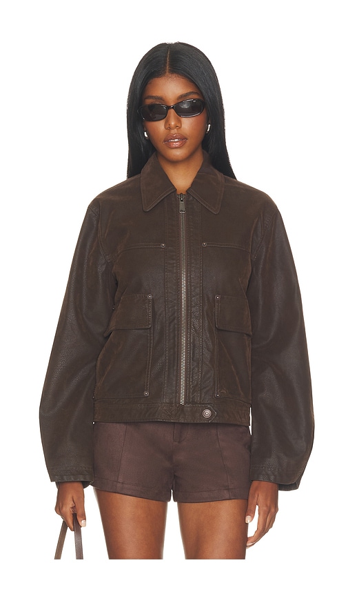 Free People BLOUSON BLAIR en Chocolate Taille S Also en XS M L XL 185 €