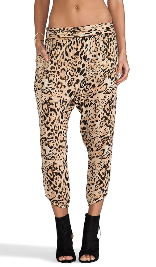 Cheetah Twisted Harem Pant