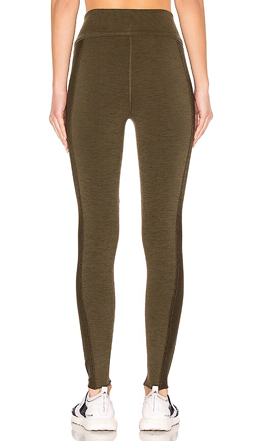 Free People Movement Mid Rise Double Take Legging in Army | REVOLVE