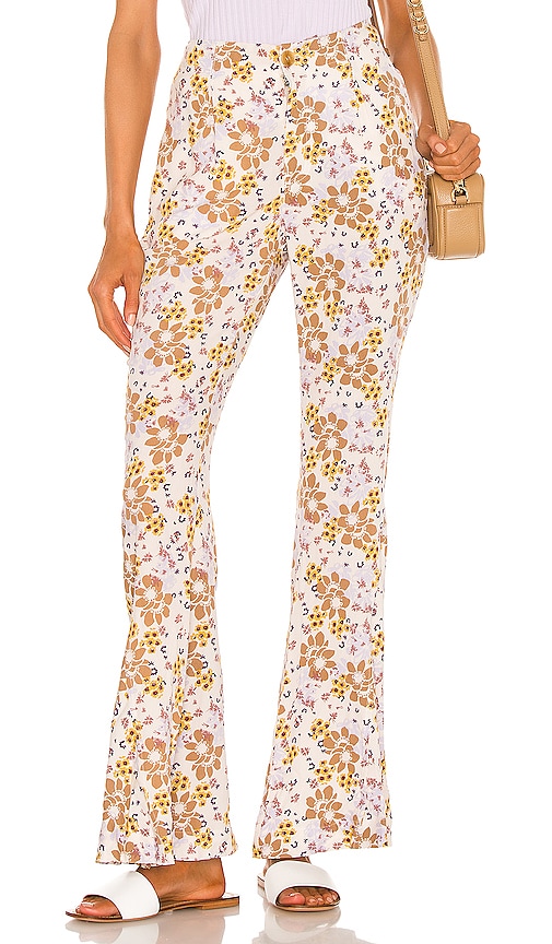 Free People Can't Take My Eyes Off Pant in Tea Combo