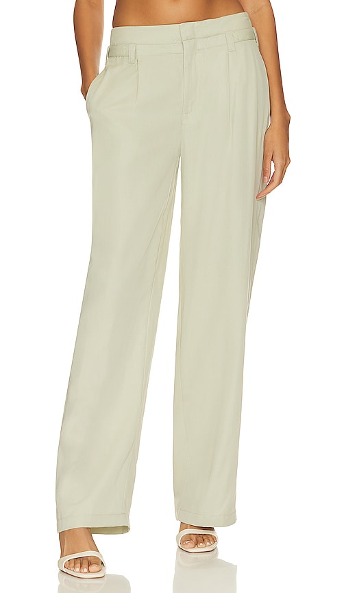 Free People Falling Out Trouser In Sage