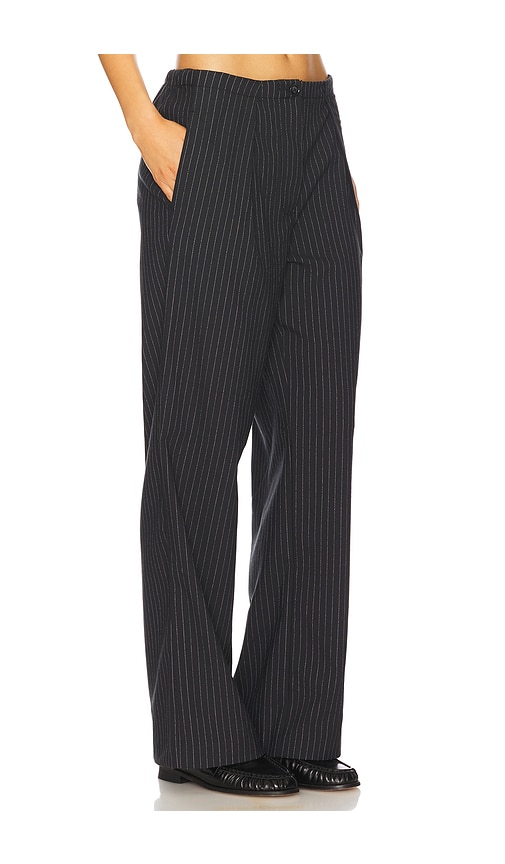 Free People Tyler Menswear Trouser In Black