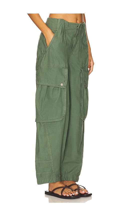 Free People X We The Free Brentwood Slouch Pant In Green