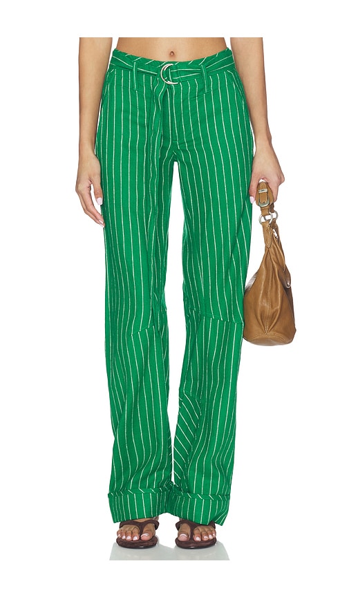 Free People PANTALON RAISE THE STAKES en Green Taille 6 Also en 2 4 8 143 €