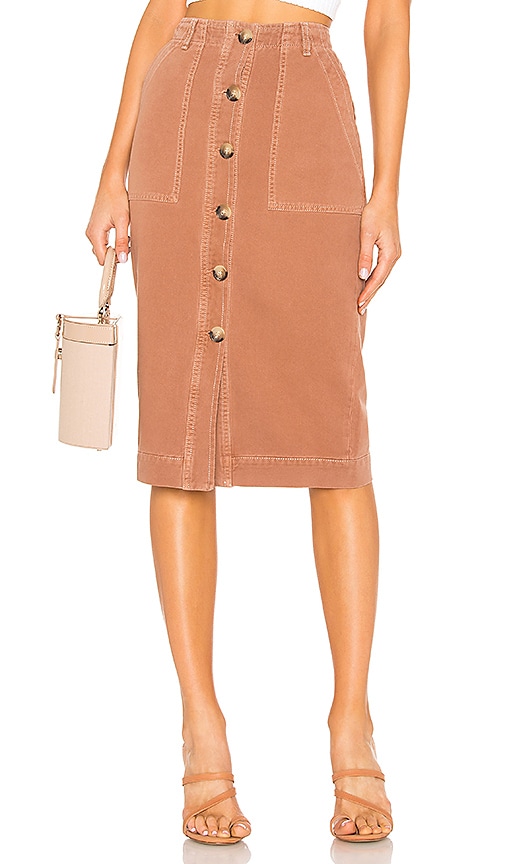Mid Length Utility Skirt