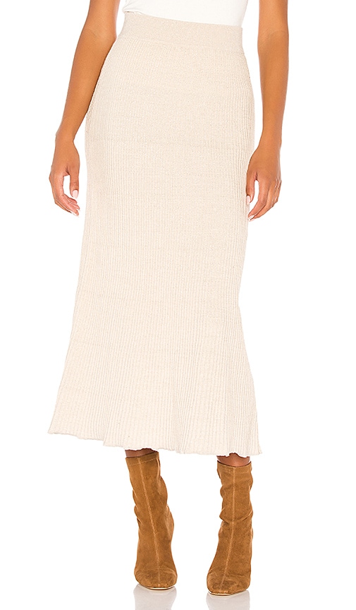 Free People Shine Bright Skirt in Cream | REVOLVE