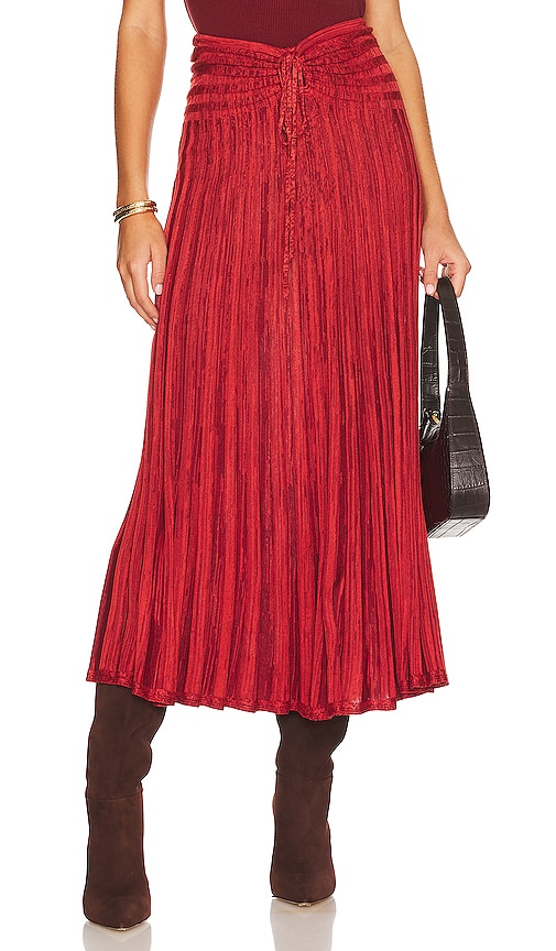 Free People Silvia Convertible Maxi in Red Hot Combo