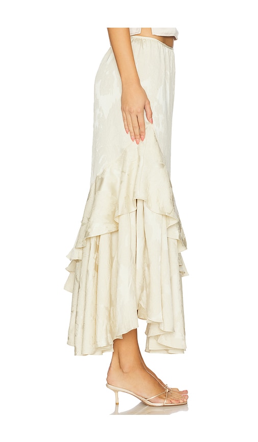 Free People Autumn Promenade Maxi Skirt In White