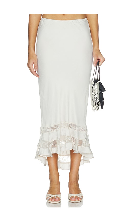 Free People JUPE GAINANTE LONG LOST LOVER en White Taille XS Also en S M L XL 87 €