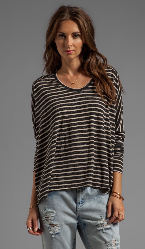 Pandora's Striped Boxy Tee