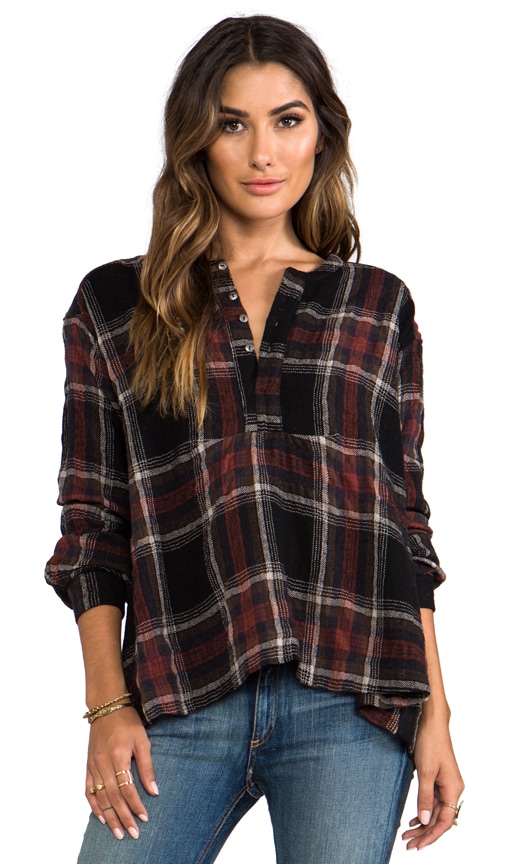 Johnny Plaid Top