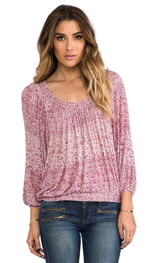 Moss Printed Top