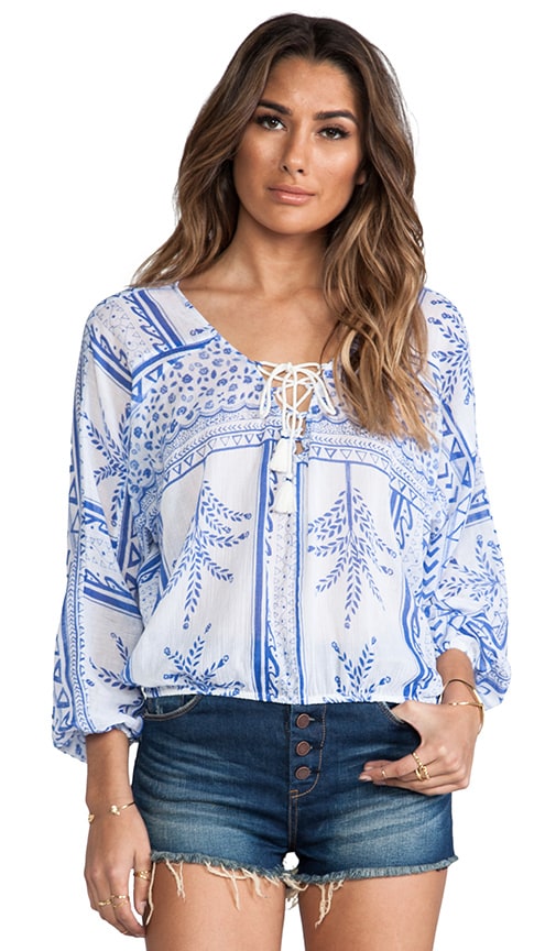 Yo Yo Printed Top