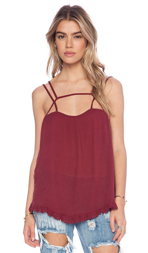 CAMI NYC Jora Bodysuit in Scarlet