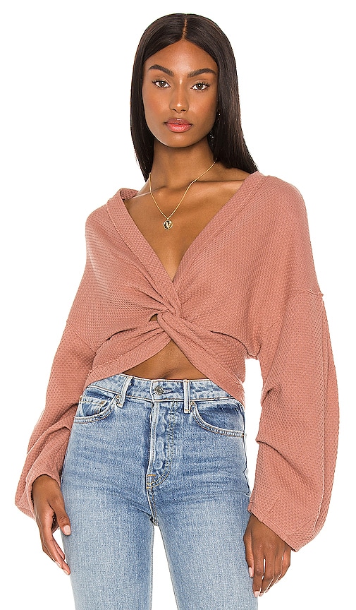 Free People Fall For You Tee in Cactus Tint REVOLVE