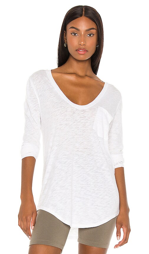Free People Betty Long Sleeve Tee in 