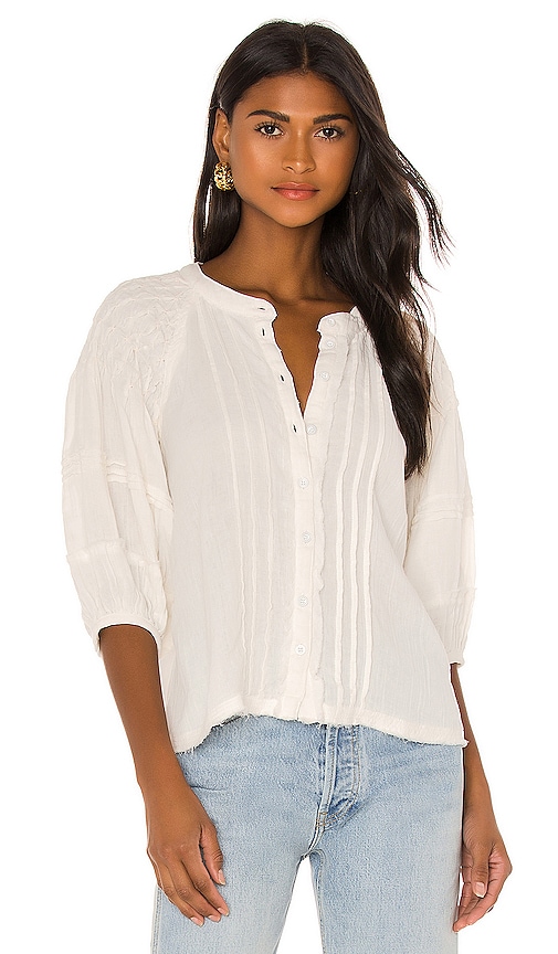 free people smocked top