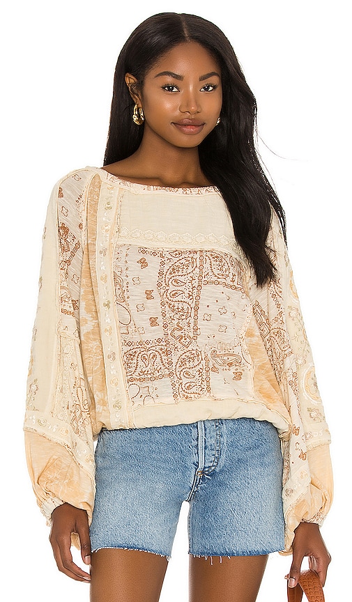 Free People Boom Boom Tunic in Ivory