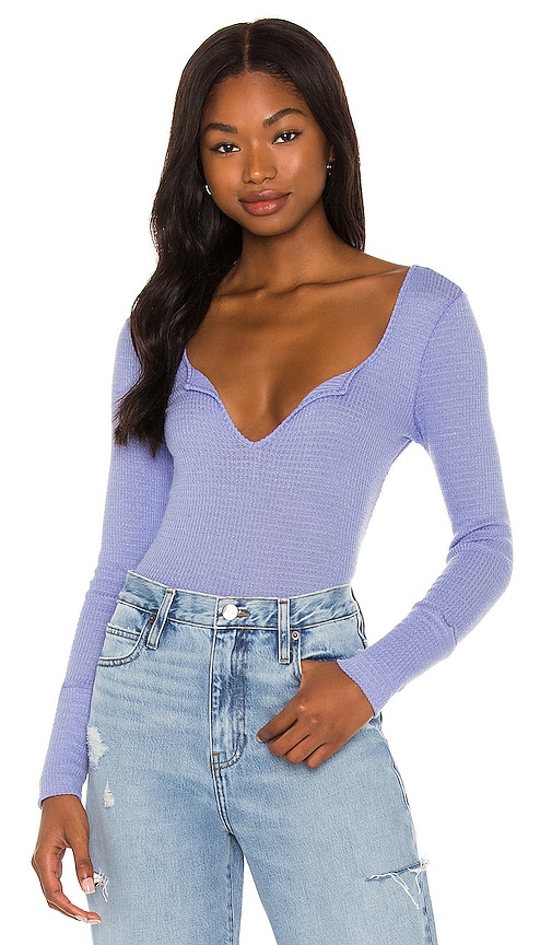 Free People Ciara Layering Top in Lupine Meadows | REVOLVE