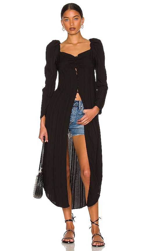 Free People X REVOLVE Luna Maxi Top in Black | REVOLVE