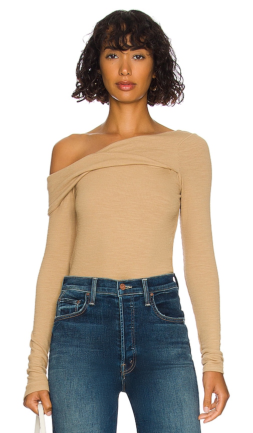 Free People Addie Layering Top in Winter Wheat