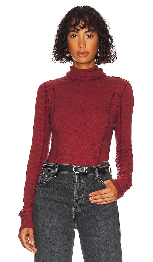 Free People Everyday Layering Top in Garnet Grotto | REVOLVE