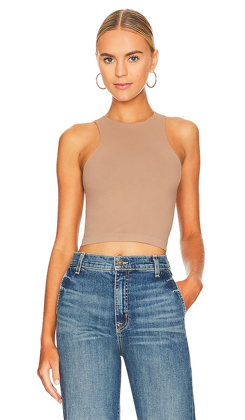 Shop Free People Clean Lines Cami In Taupe