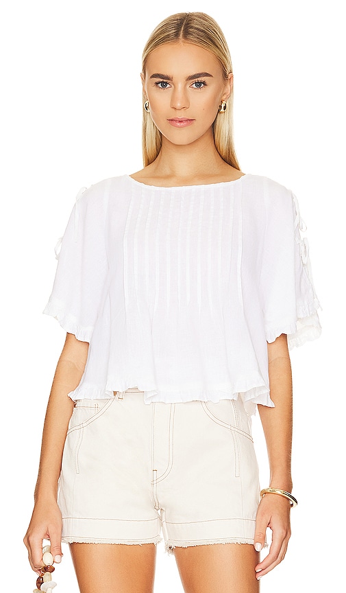 Free People Lilia Top in White | REVOLVE