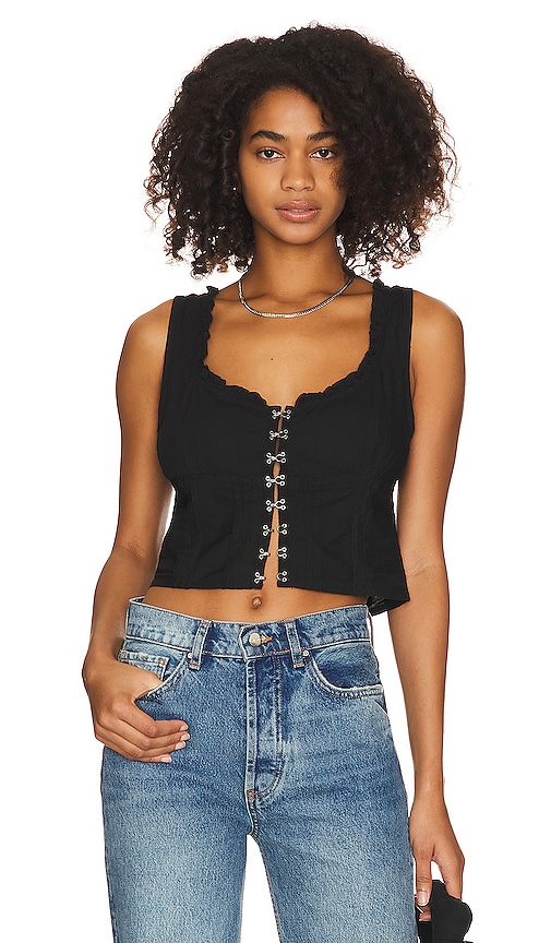 Free People, Tops, Intimately Free People Womens Size Small Better Than  Words Cami Black Ruched Top