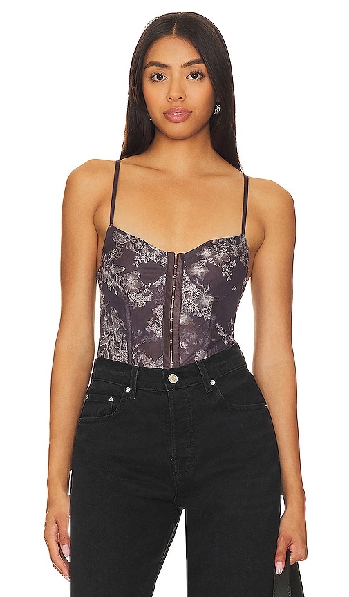 Free People, Tops, Nwt Intimately Free People Midnight Hour Lace Bodysuit  Xs Hot Berry