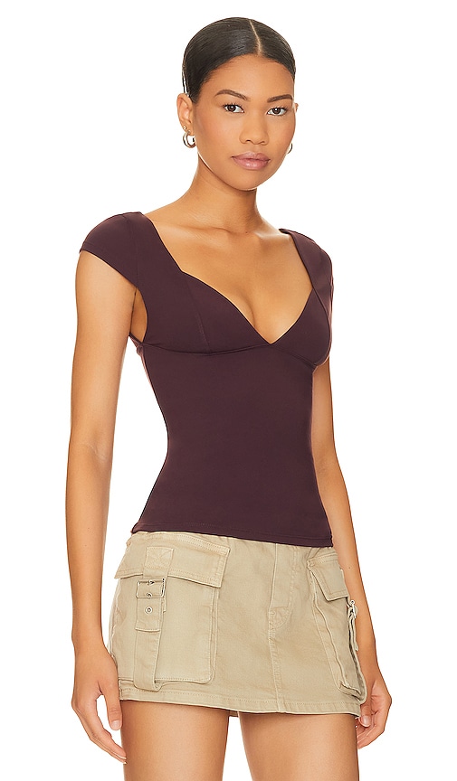 Shop Free People X Intimately Fp Duo Corset Cami In Vintage Grape