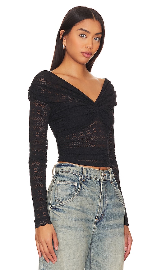 Shop Free People Hold Me Closer Top In Black