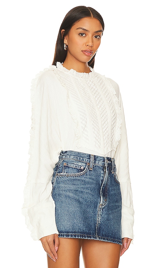 Shop Free People More Romance Top In Ivory