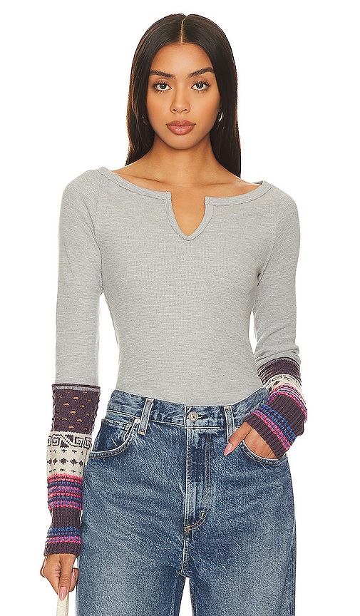 Shop Free People X We The Free Cozy Craft Cuff In Grey
