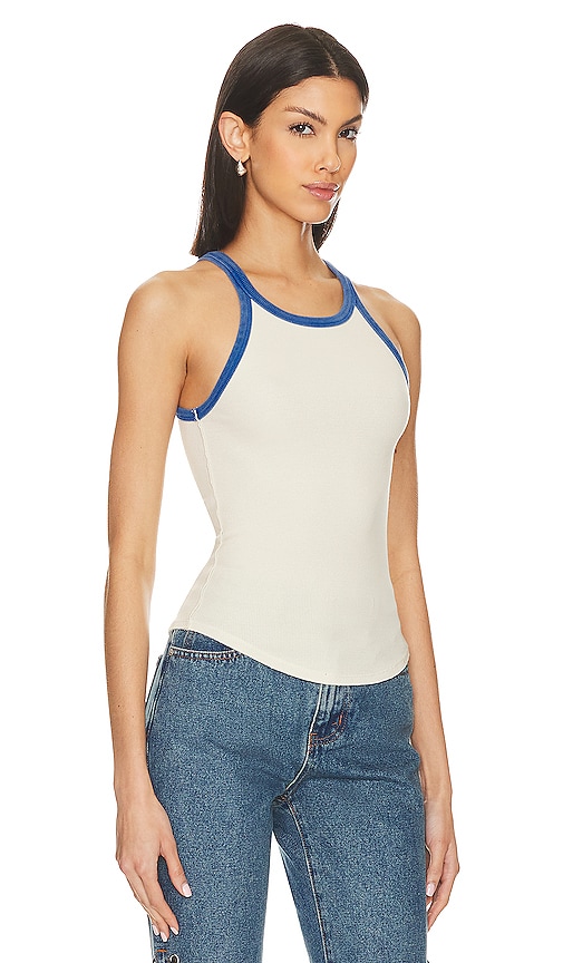 Shop Free People X We The Free Only 1 Ringer Tank In Ivory Combo