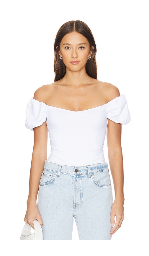 Shop Free People X Intimately Fp Bella Bodysuit In 白色