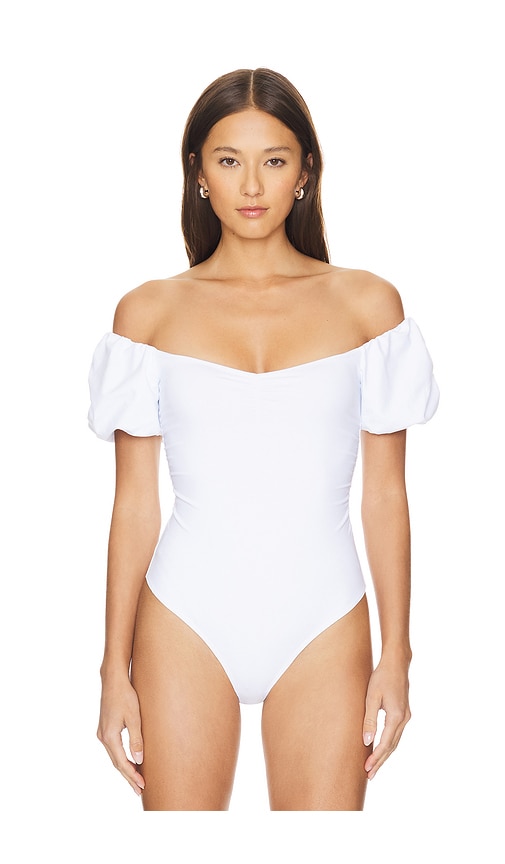 Shop Free People X Intimately Fp Bella Bodysuit In 白色