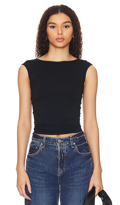 FREE PEOPLE LOW BACK TEE 