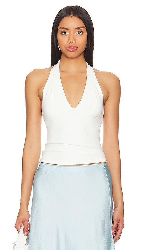 Free People X Intimately FP Have It All Halter in Ivory