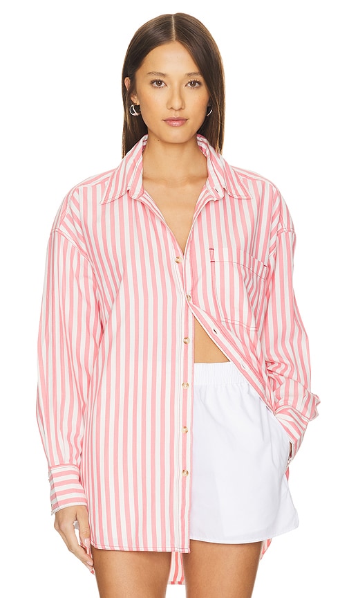 Free People x We The Free Freddie Shirt in Coral