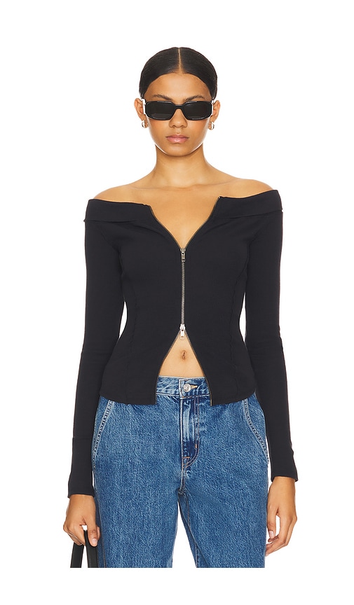 Free People X We The Free Eye Candy Tee In Black