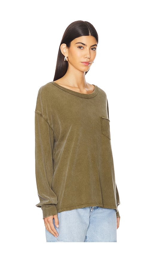 Shop Free People X We The Free Fade Into You Tee In Olive