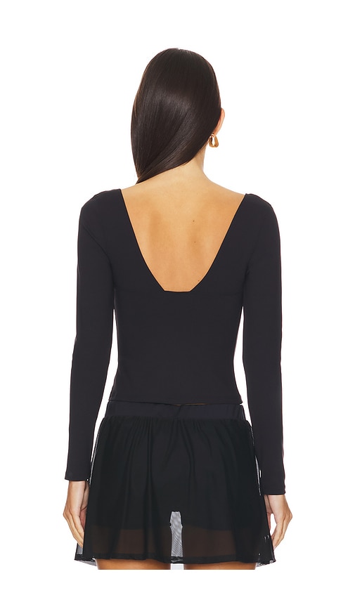  Free People X Intimately Fp Duo Corset Long Sleeve Cami In Black En Black. Taille L. Also En Xl. 