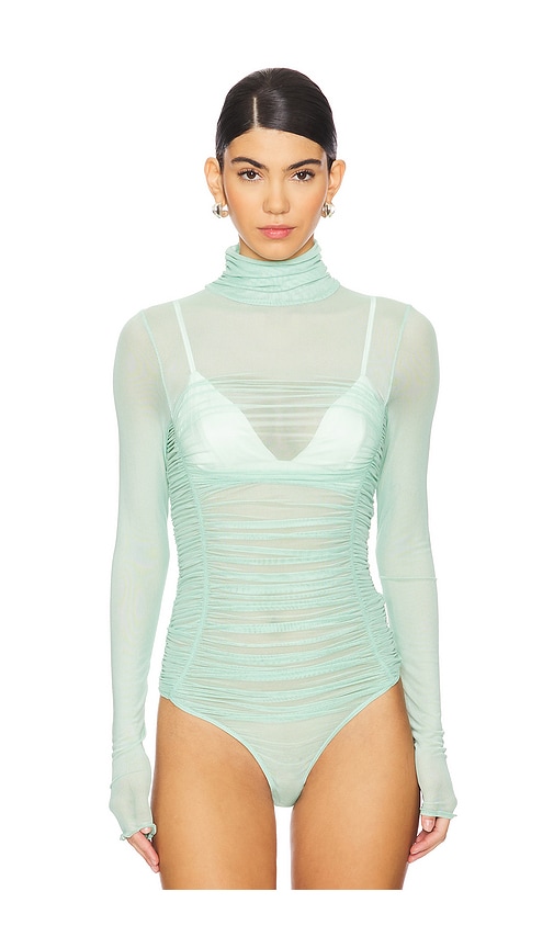 Shop Free People X Intimately Fp Under It All Bodysuit In Mint