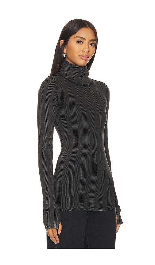 Free People X We The Free Brynn Turtle Top In Black