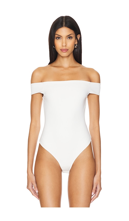 Shop Free People X Revolve Off To The Races Bodysuit In 象牙白