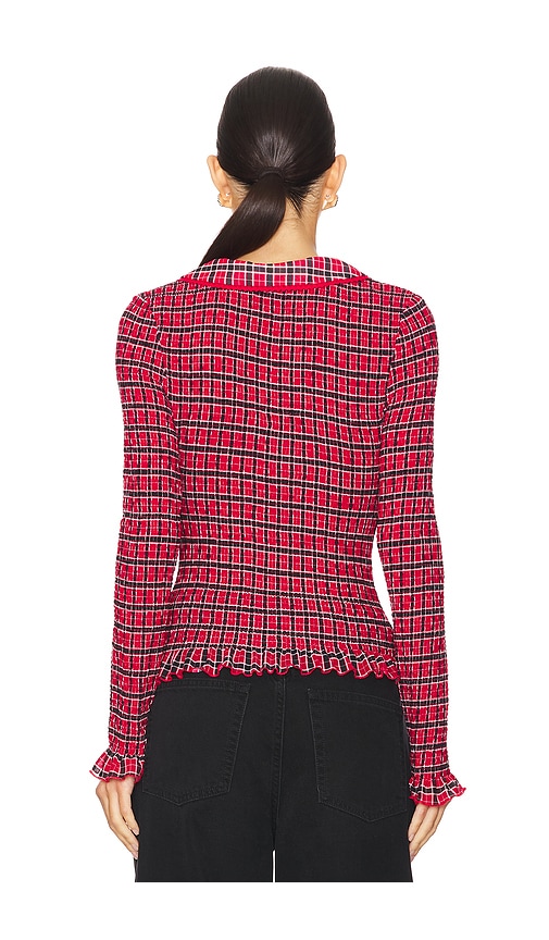  Free People Cardigan Caught A Feeling In Red. Größe Xs. Also In S. 
