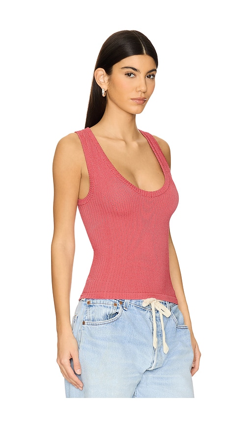 Free People X Intimately Fp Clean Slate Tank In 大丽花红